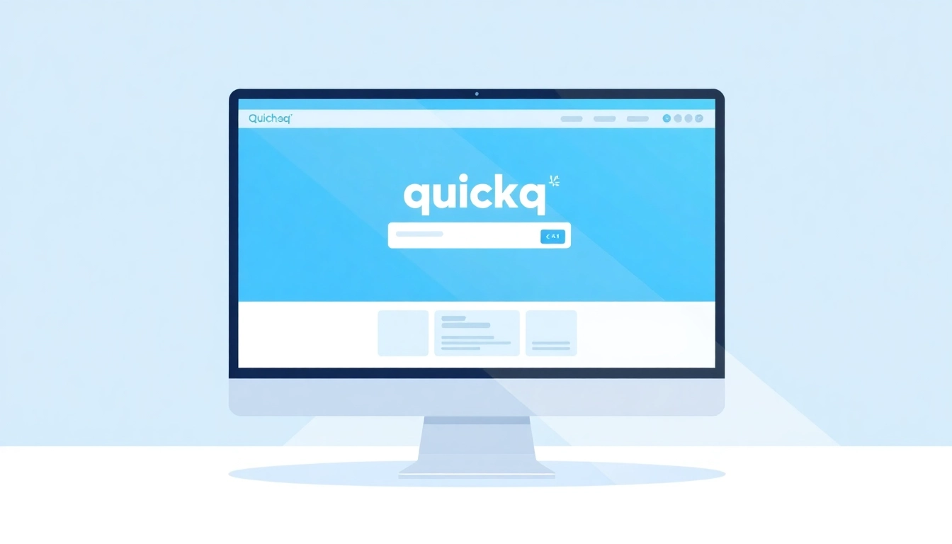 Downloading quickq电脑版下载 on a sleek computer interface showcasing its unique features and user-friendly design.