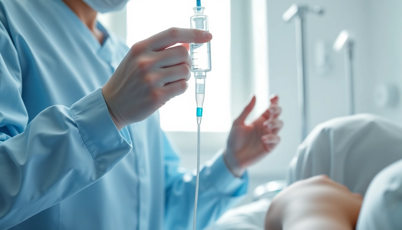 Illustration depicting the cost of nad iv therapy, showcasing a healthcare professional administering IV therapy.